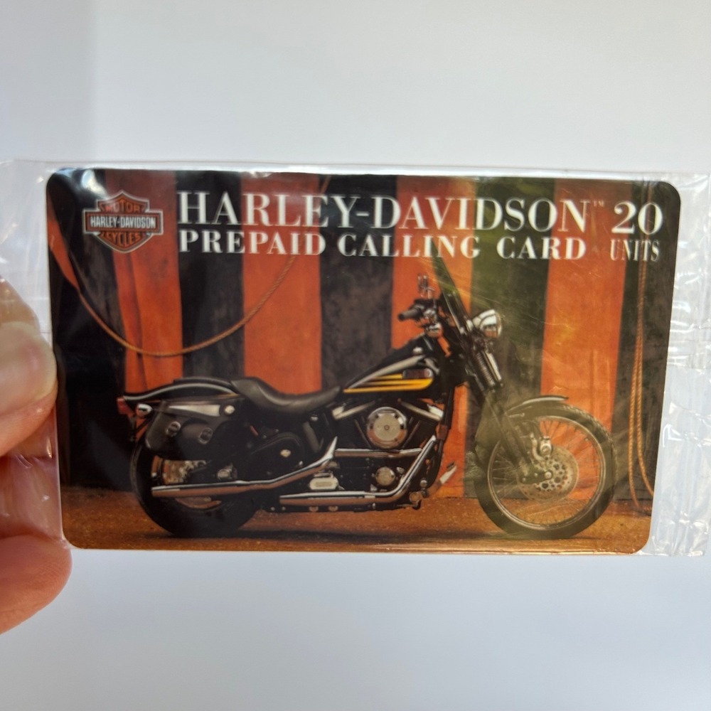 Harley Davidson Motorcycle Prepaid Calling Card Bad Boy & Sportster 20 Units
